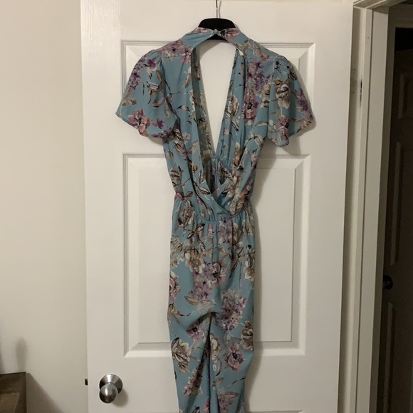 Audrey Floral Jumpsuit - Picture 2 of 2